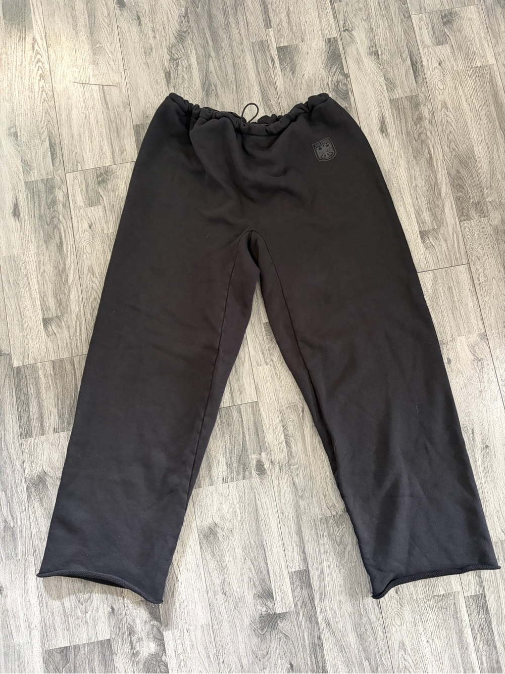 Yeezy Vultures Men's Black Elastic Waist Sweatpants Sz 3